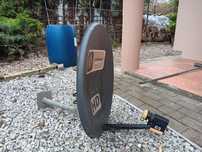 Antena + uchwyt + konwerter
