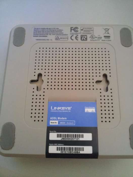 Modem adsl Linksys