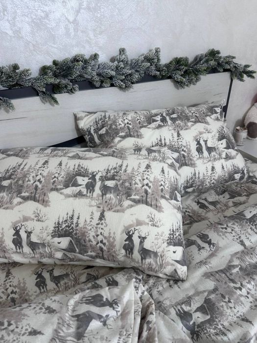 Акція! Чорна пʼятниця! Постільна білизна з байки 100% бавовна постель