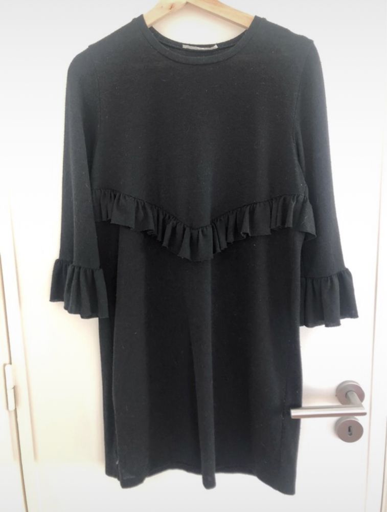 Vestido malha preto