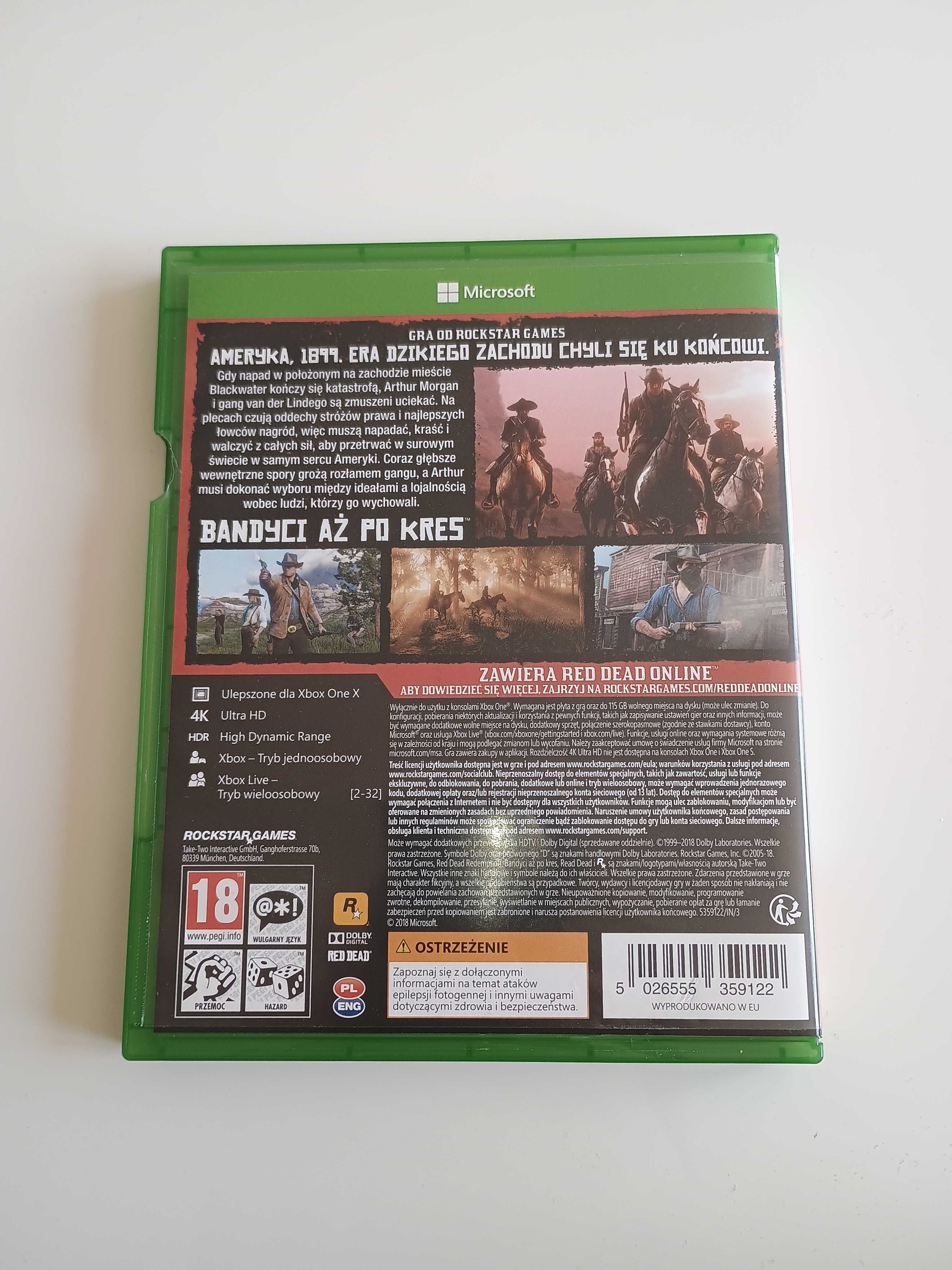 Red Dead Redemption 2 PL Xbox ONE / Series X