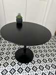 Mesa de jantar redonda MDF e metal Yvetta 90cm