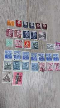 Znaczki pocztowe różne kraje 33 sztuki
