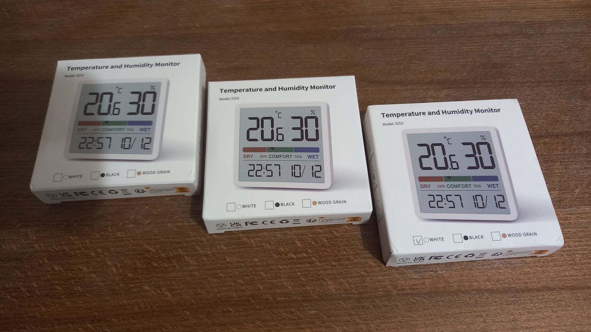 Термогігрометр NOKLEAD (цифровий годинник температури та вологості)