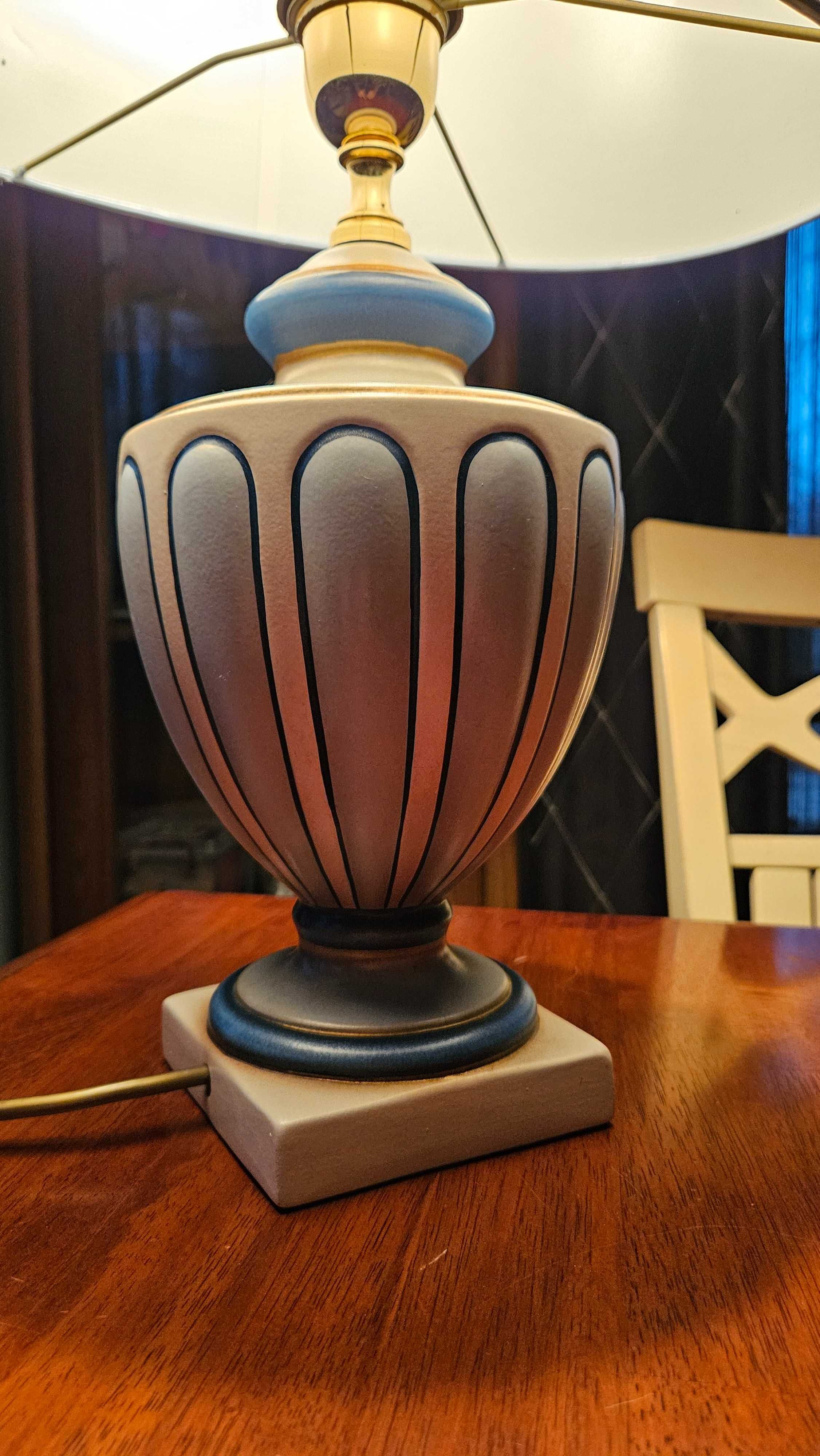 Lampka stołowa ceramiczna vintage