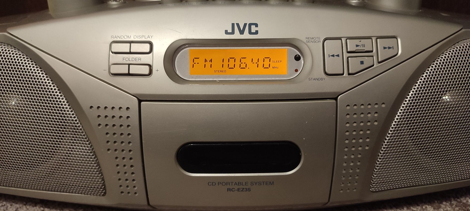 Radio radiomagnetofon JVC RC-EZ35S