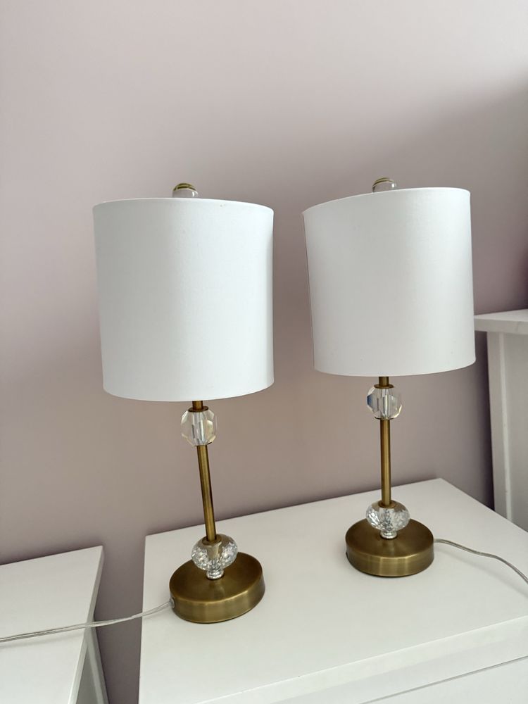 Lampa stołowa - TK Maxx- złota
