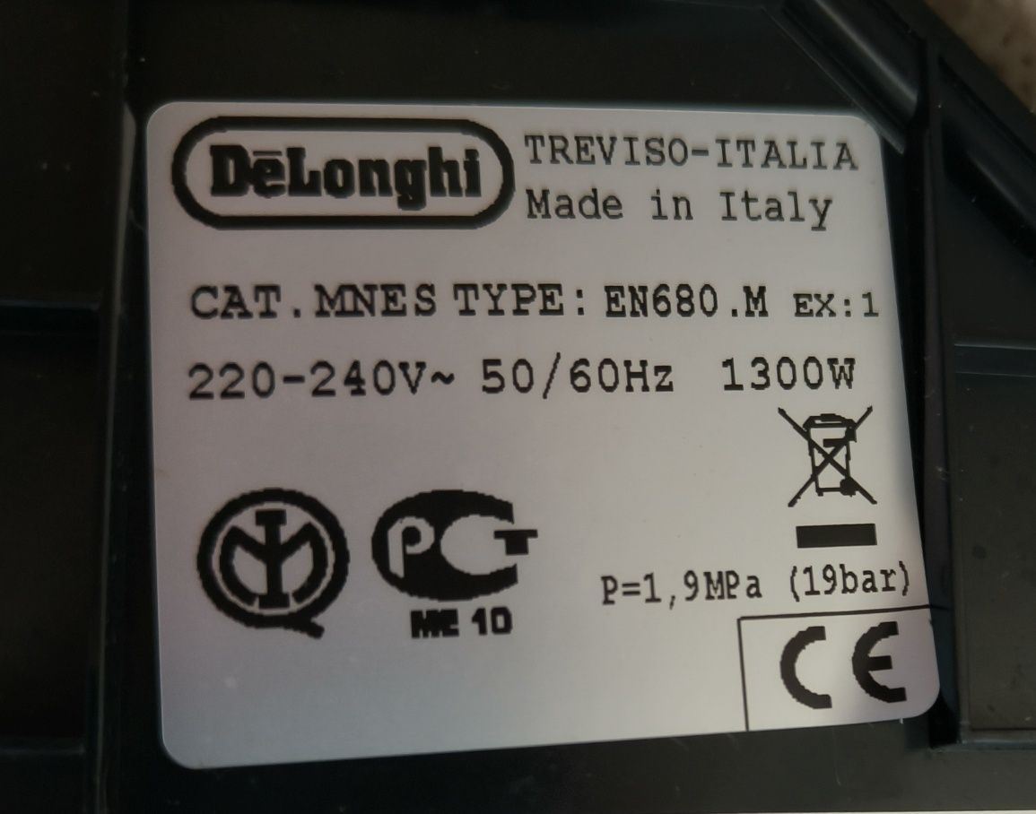 Ekspres Delonghi Nespresso kapsułkowy