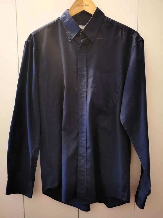 Camisa azul para homem