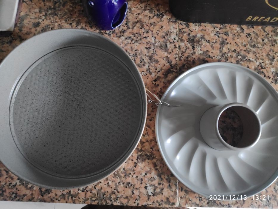 Forma de bolo redondo