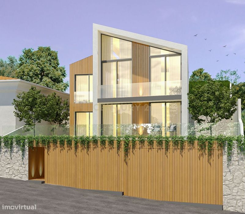 Terreno com casa antiga para reabilitação com projeto aprovado