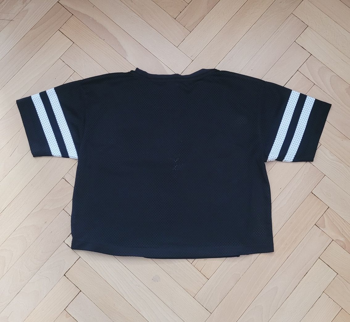 Koszulka damska T-shirt siateczka crop Terranova Rozmiar XS