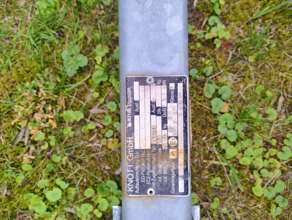 Przyczepka Dmc 600kg z kompletem dokumentow