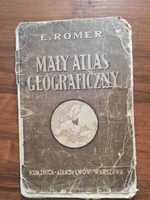 Mały atlas geograficzny Eugeniusz Romer Lwów 1931 ANTYK