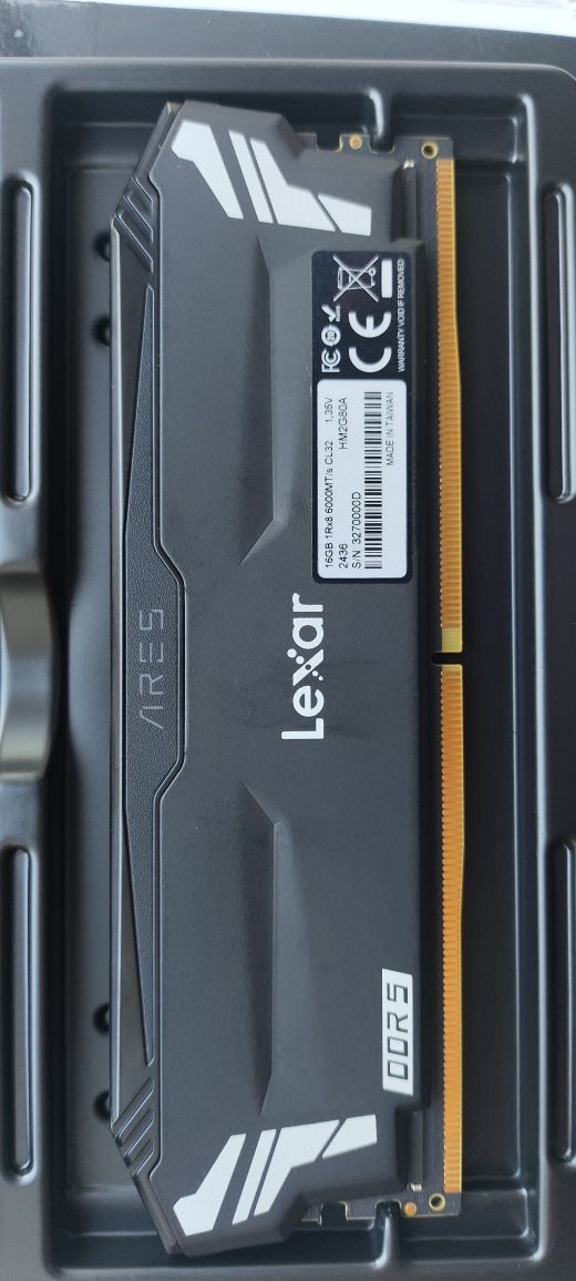 Оперативна пам'ять Lexar Ares DDR5 32GB 6000MHz G.Skill Ripjaws RGB