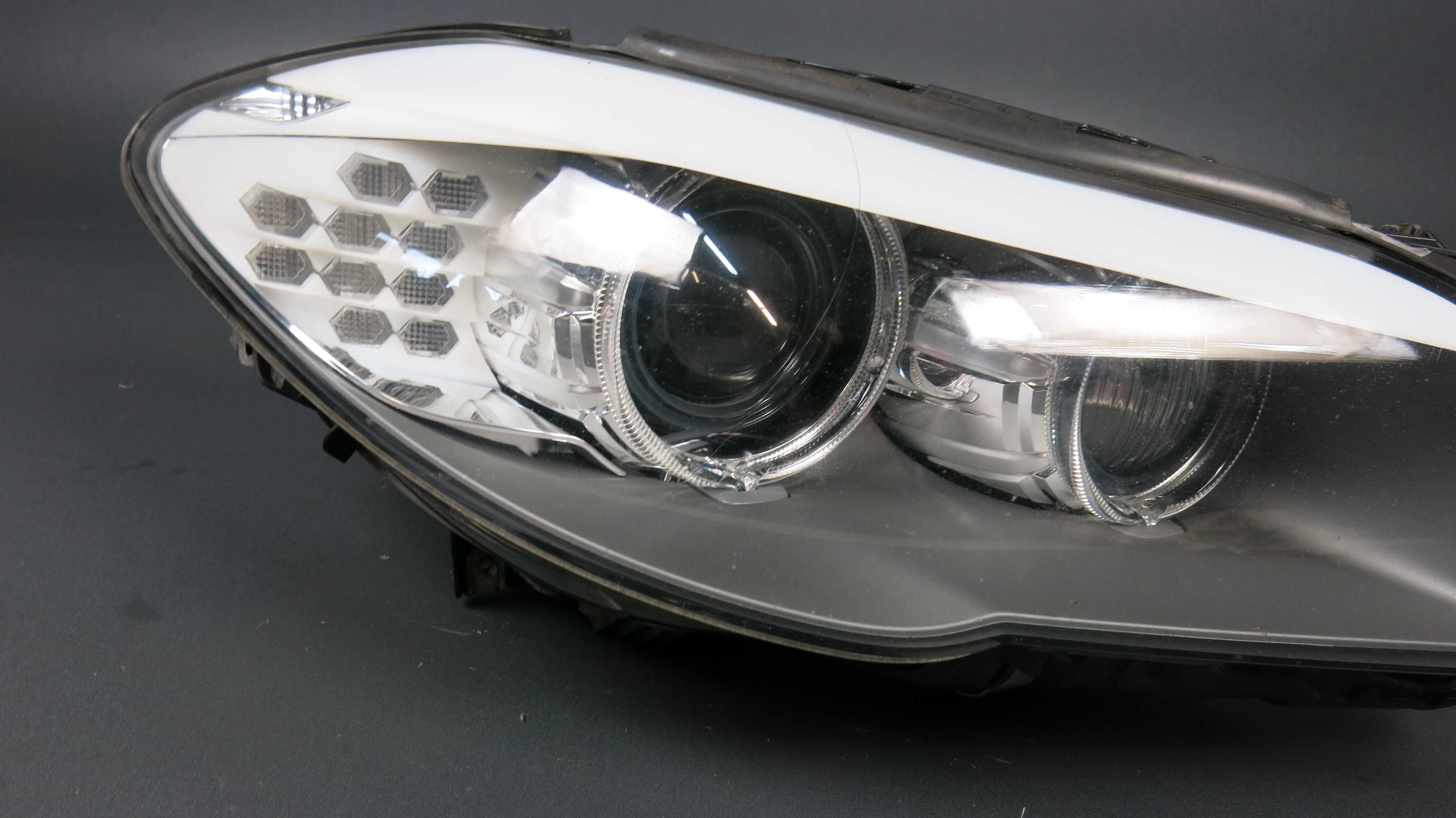 BMW F10 F11 lampa przednia przód bi-xenon skrętny dynimic Prawa Xenon