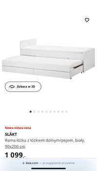 Lóżko 90/200 slakt ikea