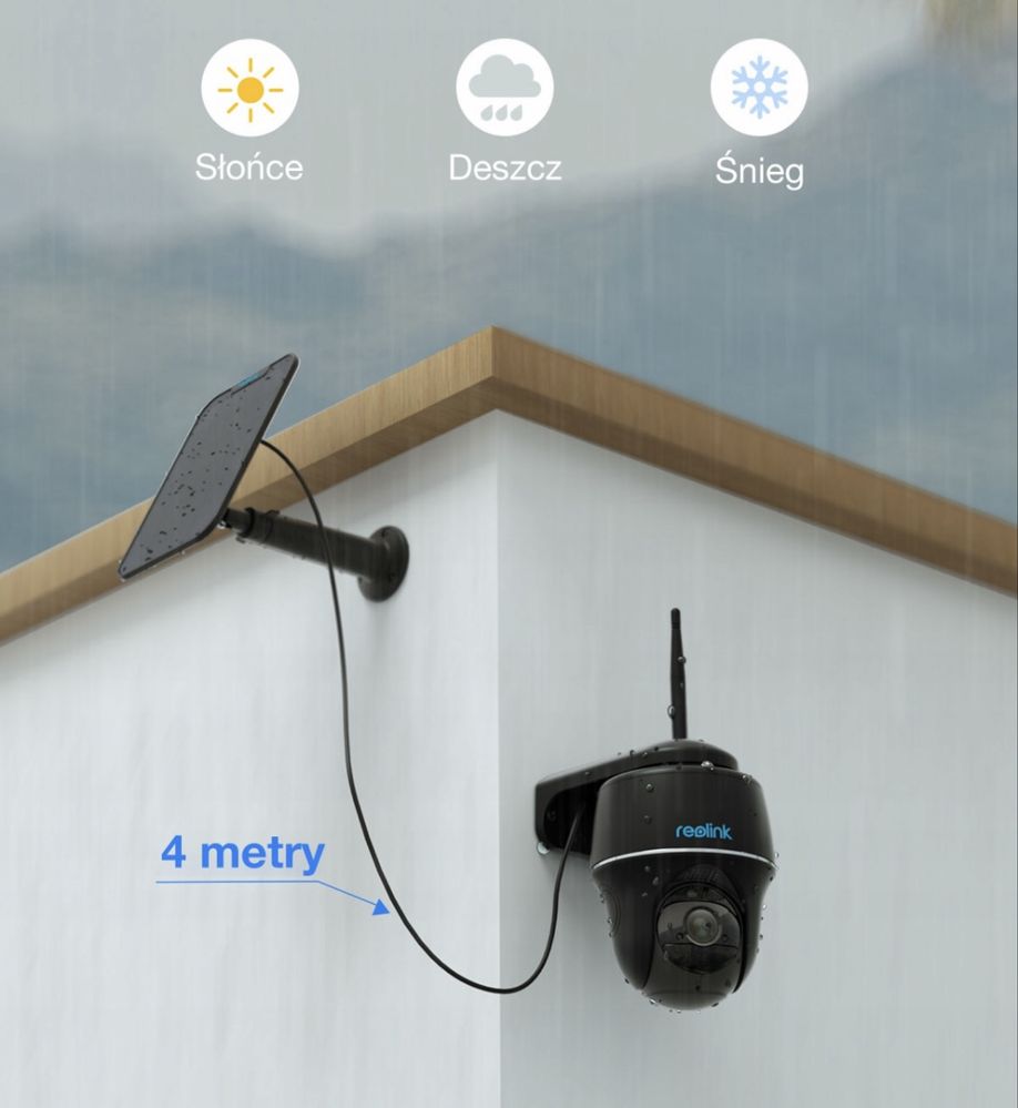 Reolink Kamera WIFI Obrotowa Argus PT 5Mpx 2K
