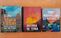 3 Livros/Enciclopédias sobre a Terra e a Natureza