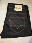 levis 511 spodnie slim w32/34 woskowane nowe