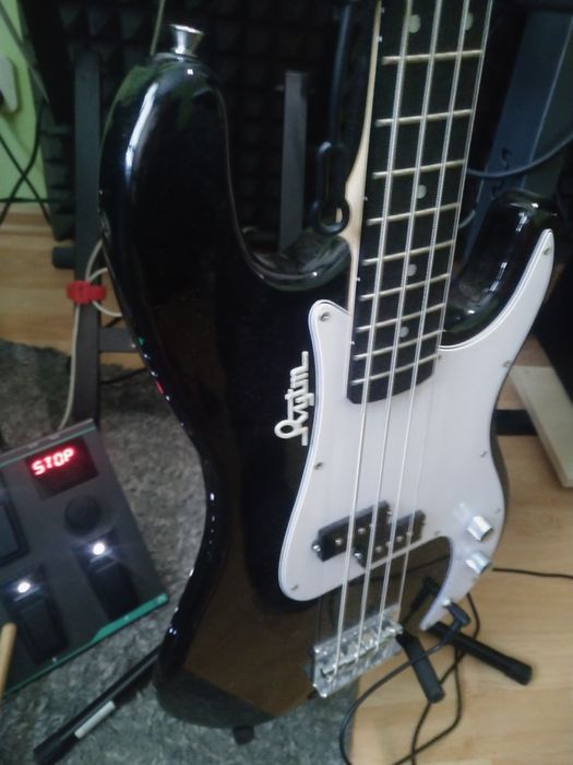 Gitara basowa Harley benton  pb20bk+ HB bass expander dodatki gotowy s