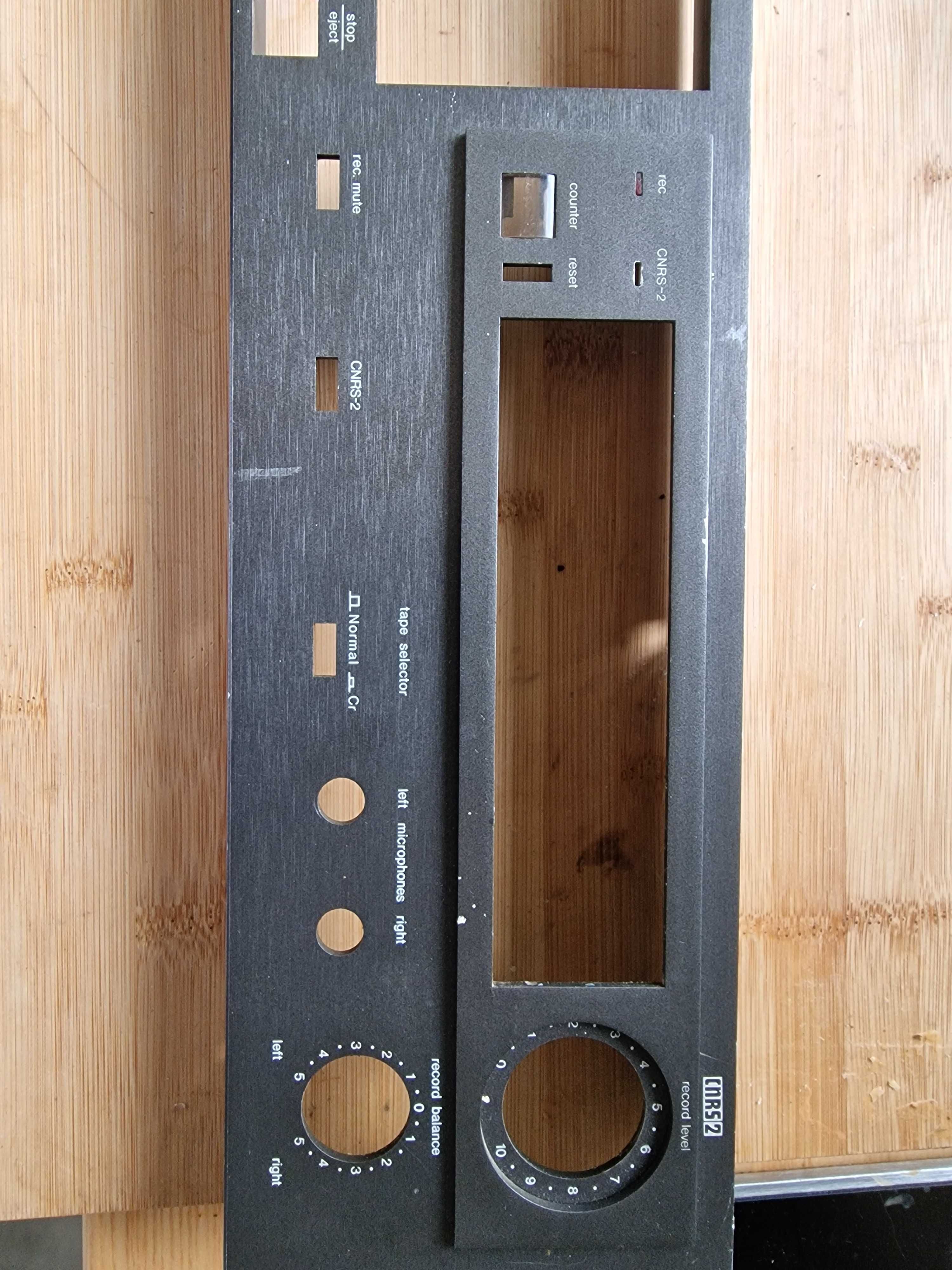 ZRK unitra deck front panel przedni magnetofon  M9108
