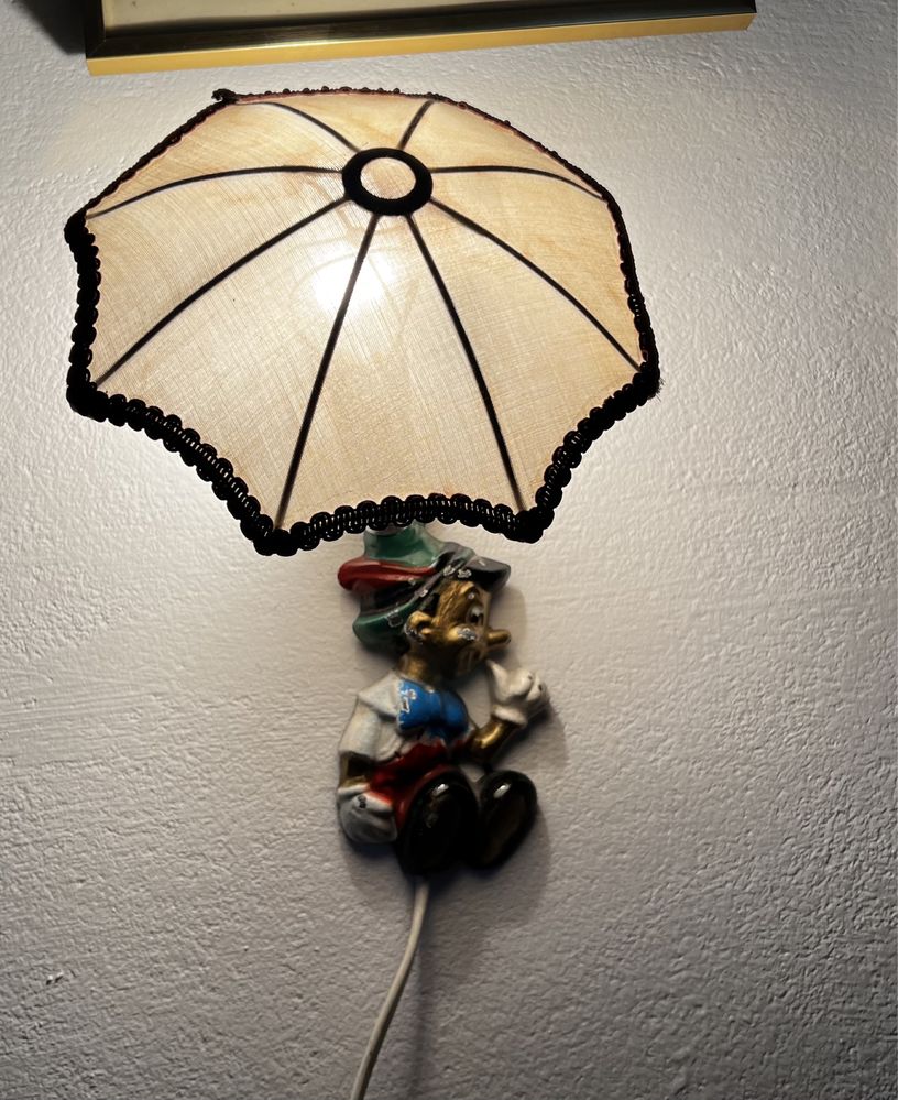 Kolekcjonerska lampa Pingwin vintage prl