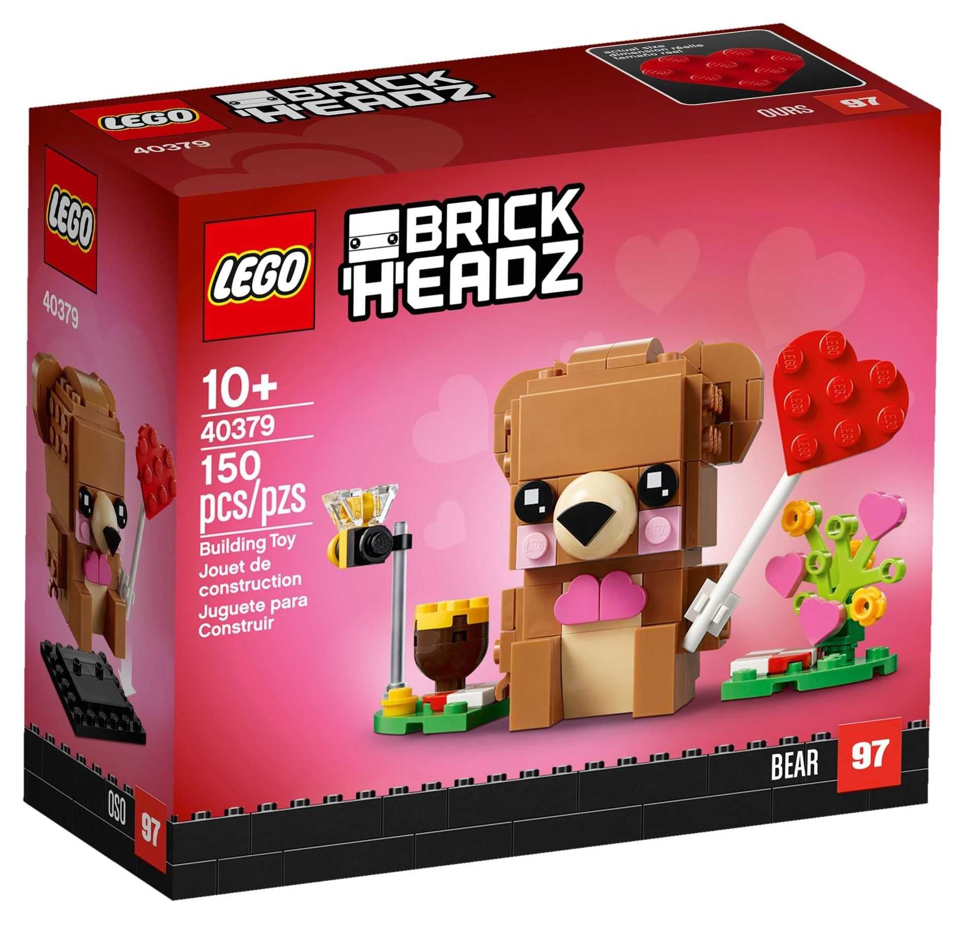 LEGO 40379 - Miś Walentynkowy Brickheadz