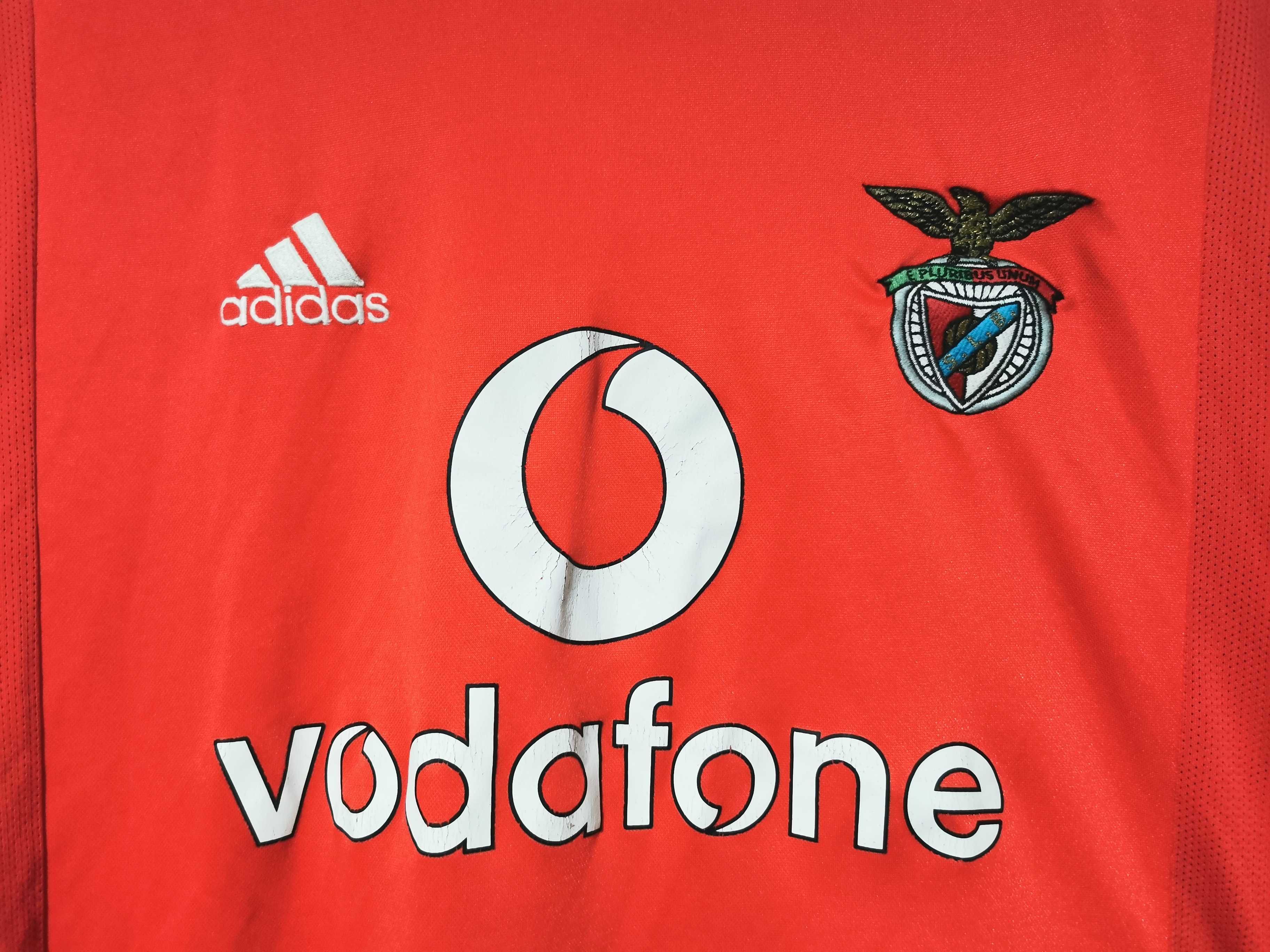 Oryginalna koszulka SL Benefica Lisbona z sezonu 2002/03 unikat, retro