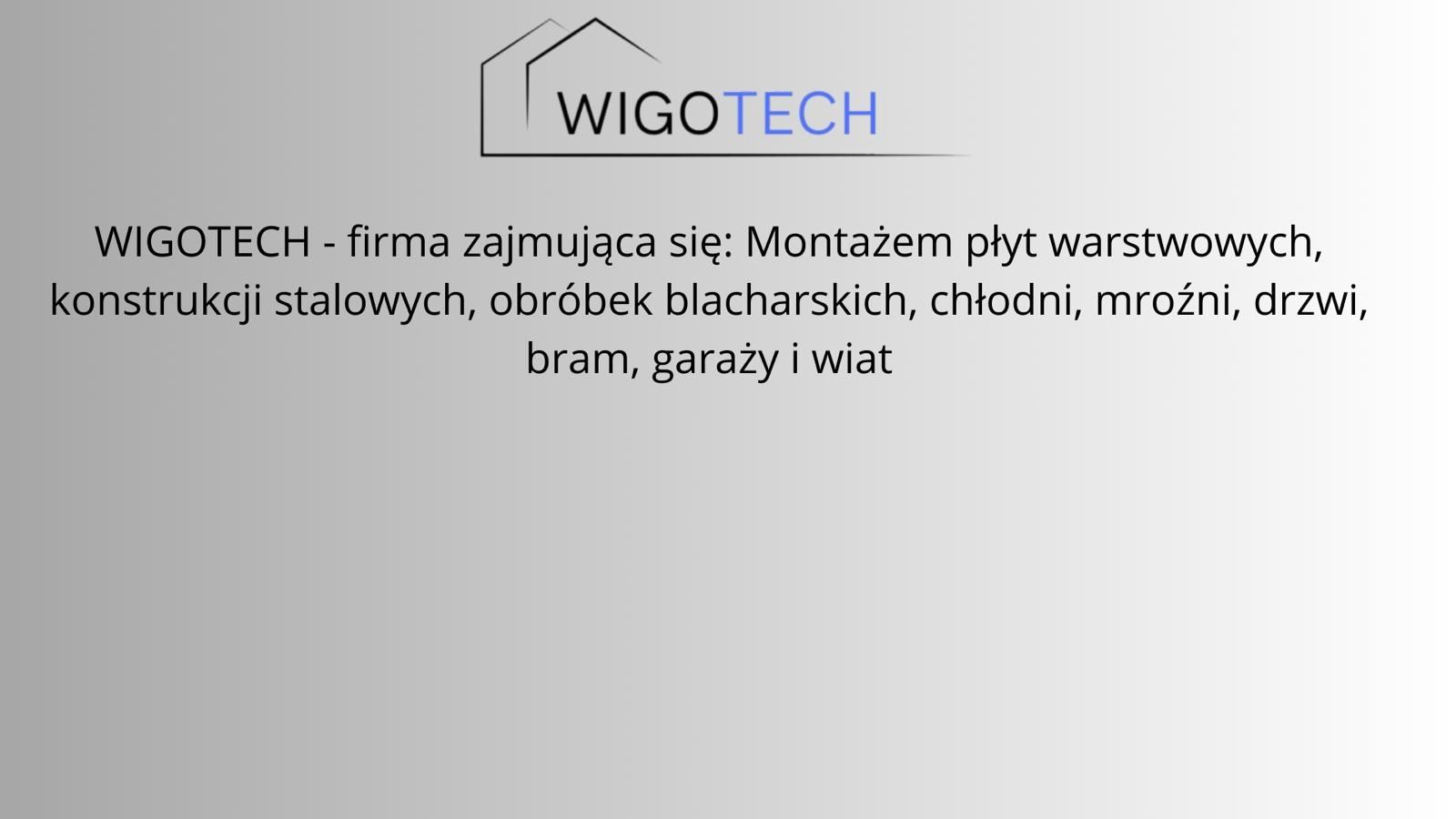 Montaż płyt warstwowych konstrukcji stalowych  budowa hal garaży wiat.