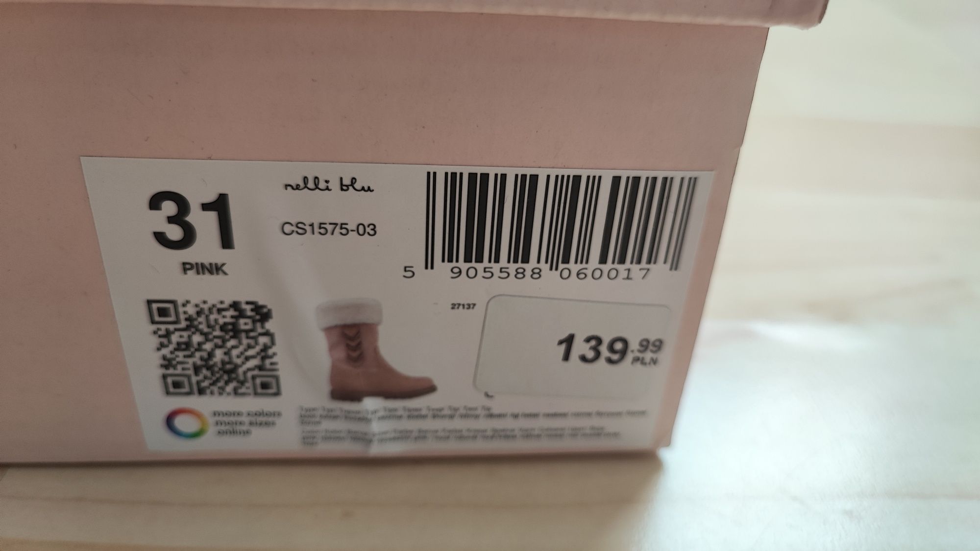 Buty różowe R. 31