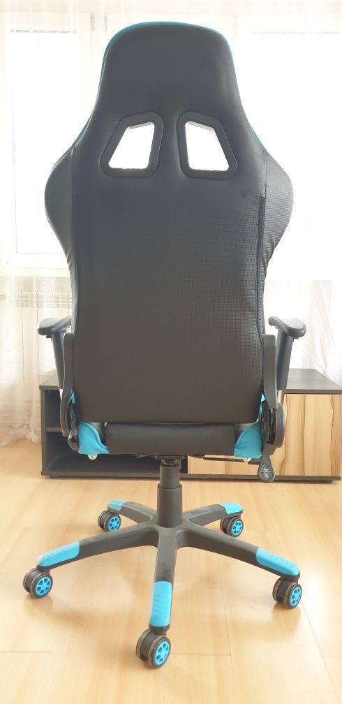 Fotel gamingowy IBOX Fotel Aurora GT1 CZARNY/NIEBIESKI
