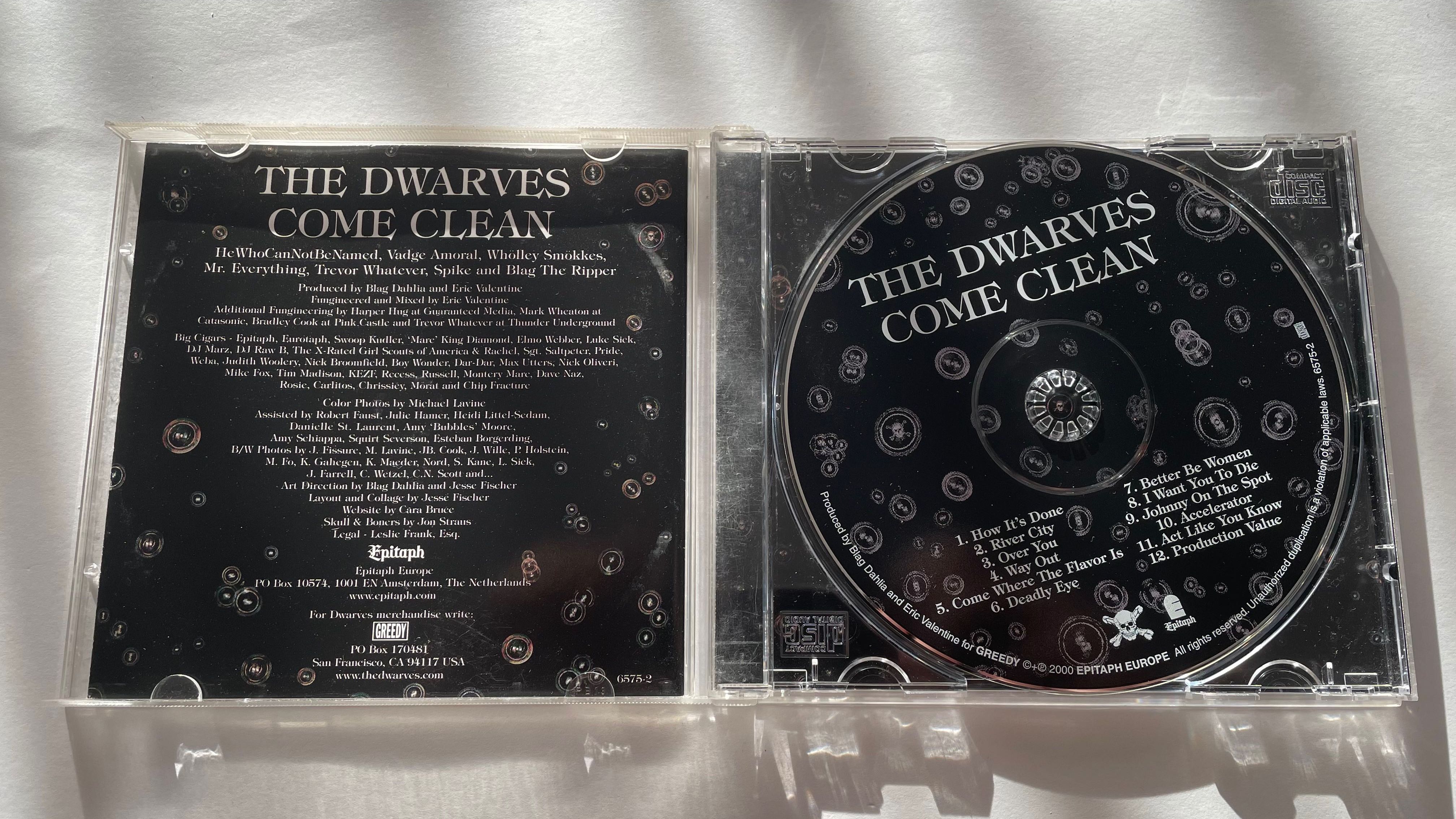 The Dwarves ‎– Come Clean - cd