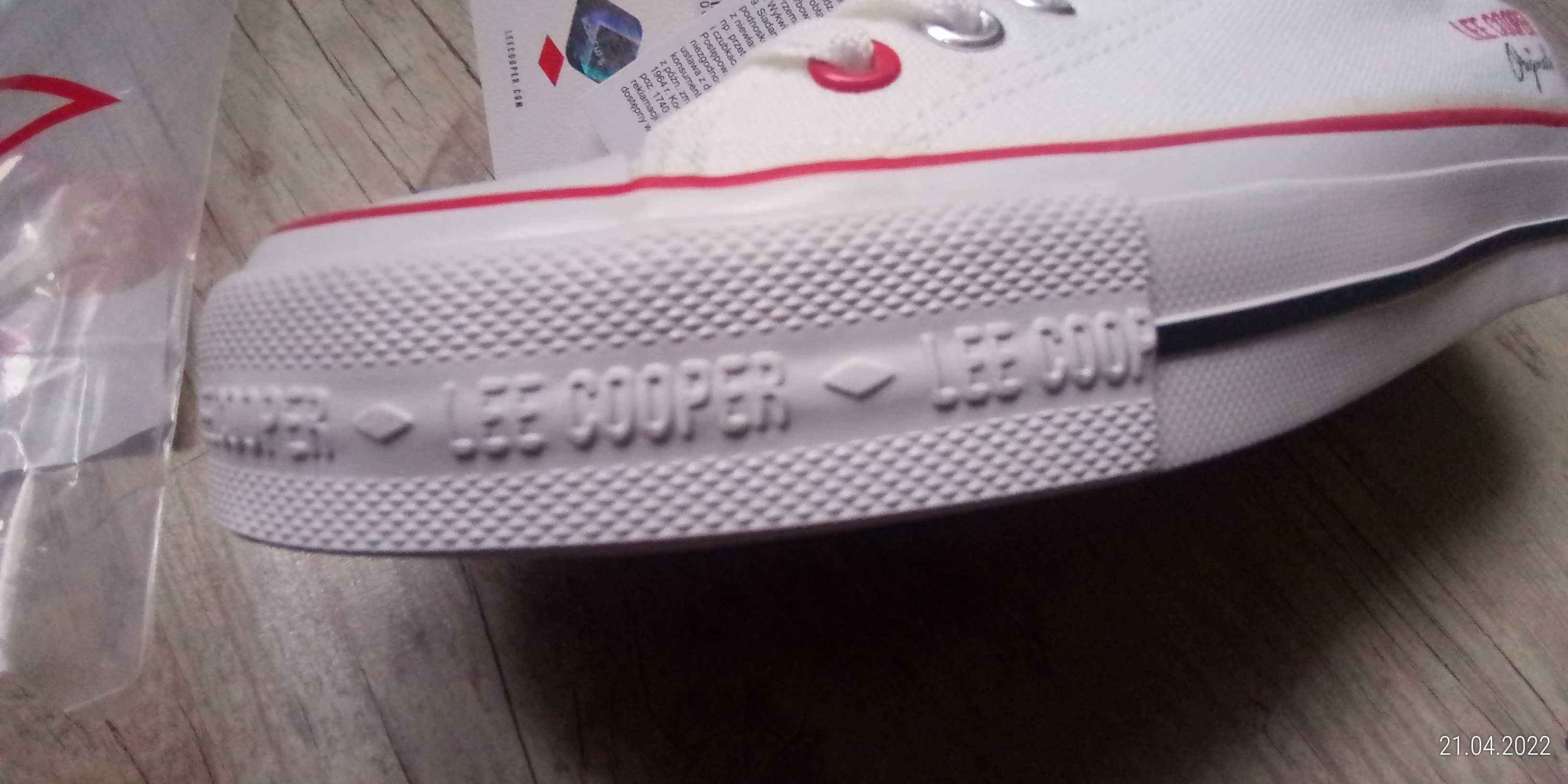 NOWE tenisówki LeeCooper + Tommy Hilfiger i Converse rozm 37 i 37.5