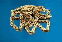 Złoty łańcuszek splot krolewski 585 14k 55cm 3.5mm