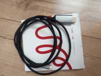 Kabel USB C na Hdmi 4K 30 Hz pleciony czarny 1.8m