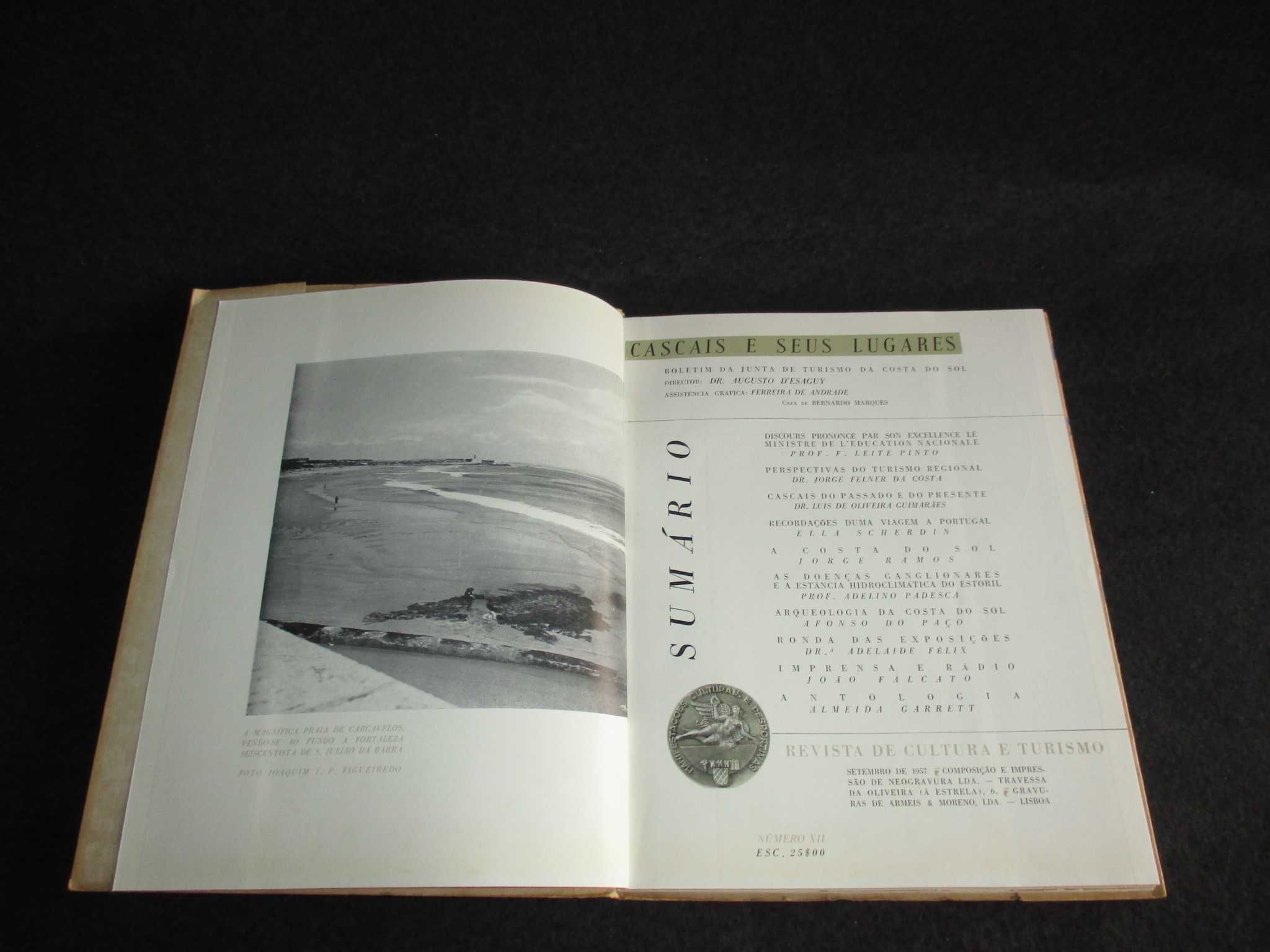 Livro Revista Cascais e seus Lugares Número 12 Setembro de 1957