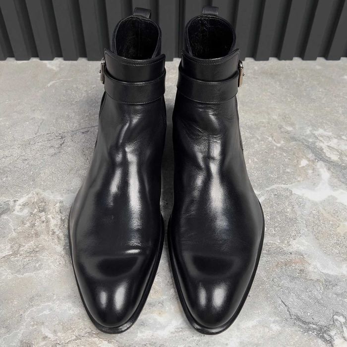 Louis Vuitton Ankle Boots Strap Чоловічі черевики шкіра оригінал 42.5