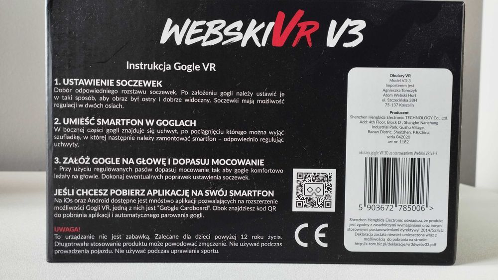 Google Webski VR V3