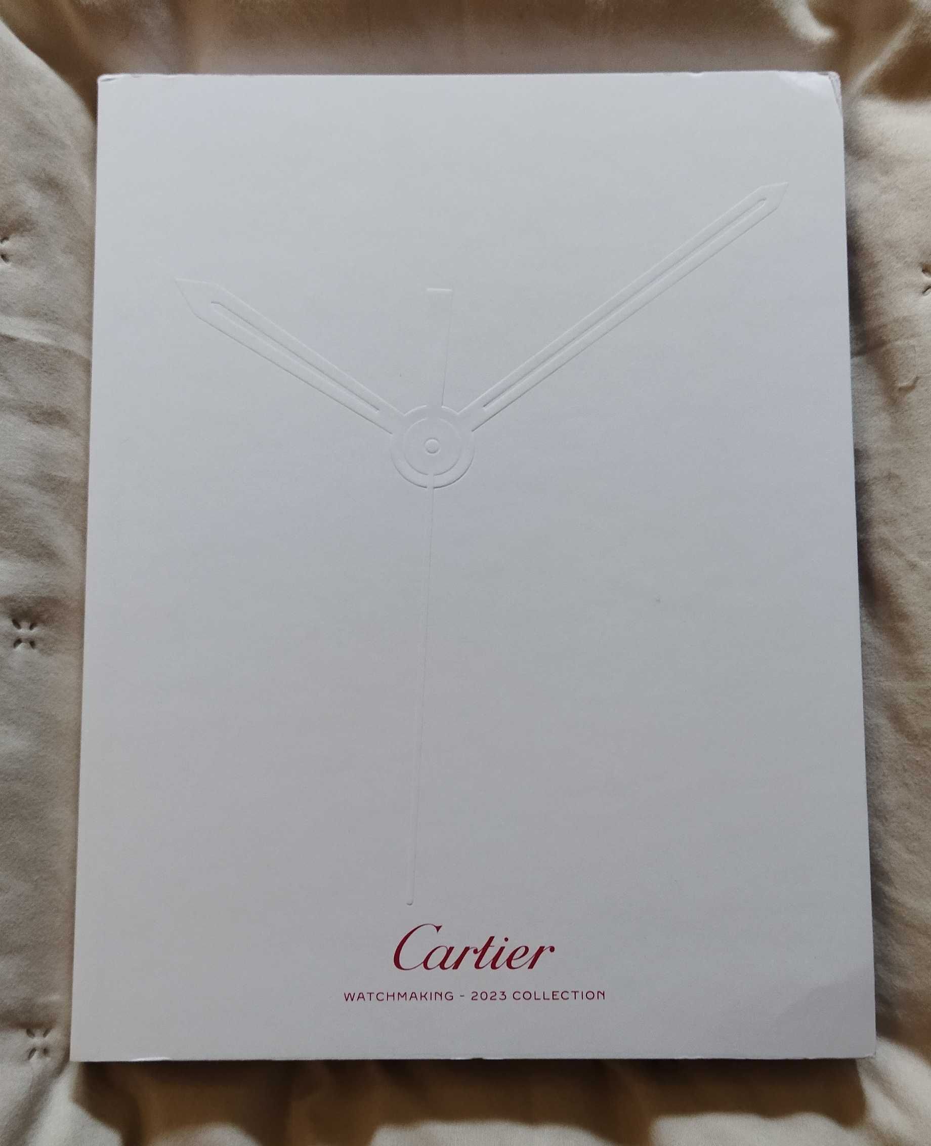 Luksusowy katalog / książka kolekcjonerska marki ZEGARków CARTIER