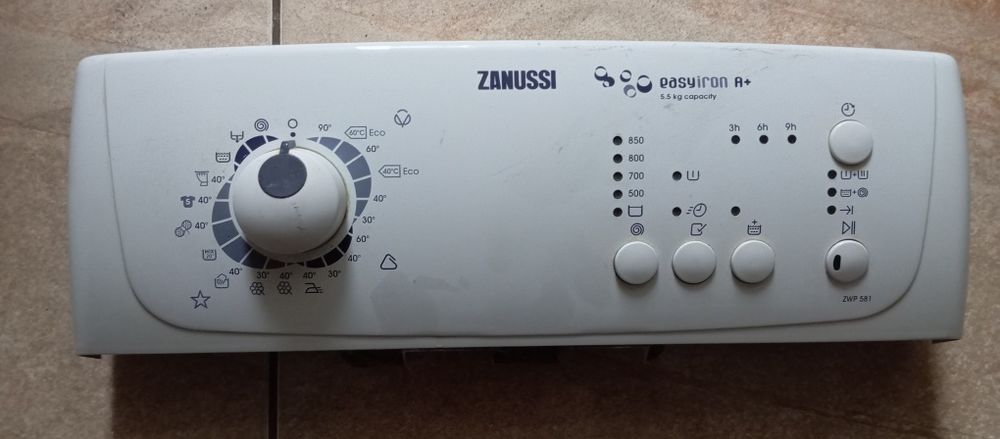 Панель управління zanussi zwp 581
