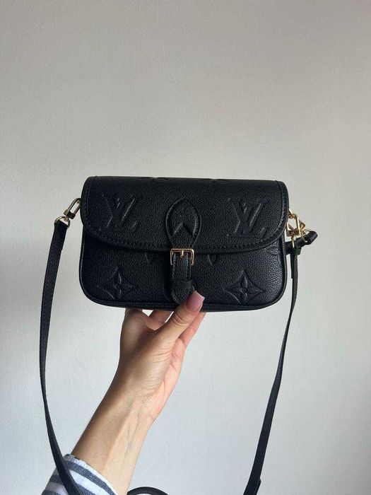 Louis Vuitton Diane Monogram Empreinte Leather Black
