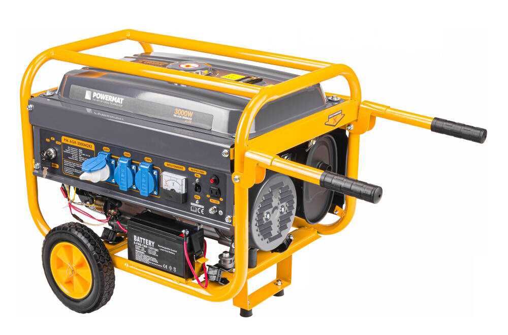 POWERMAT Agregat Prądotwórczy Spalinowy 4-suw 3000w Avr Rozruch PM1199