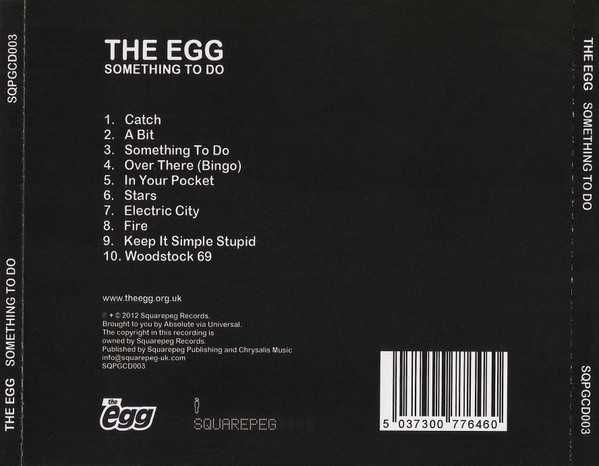 Egg cd  Something To Do  downtempo ,electro   super