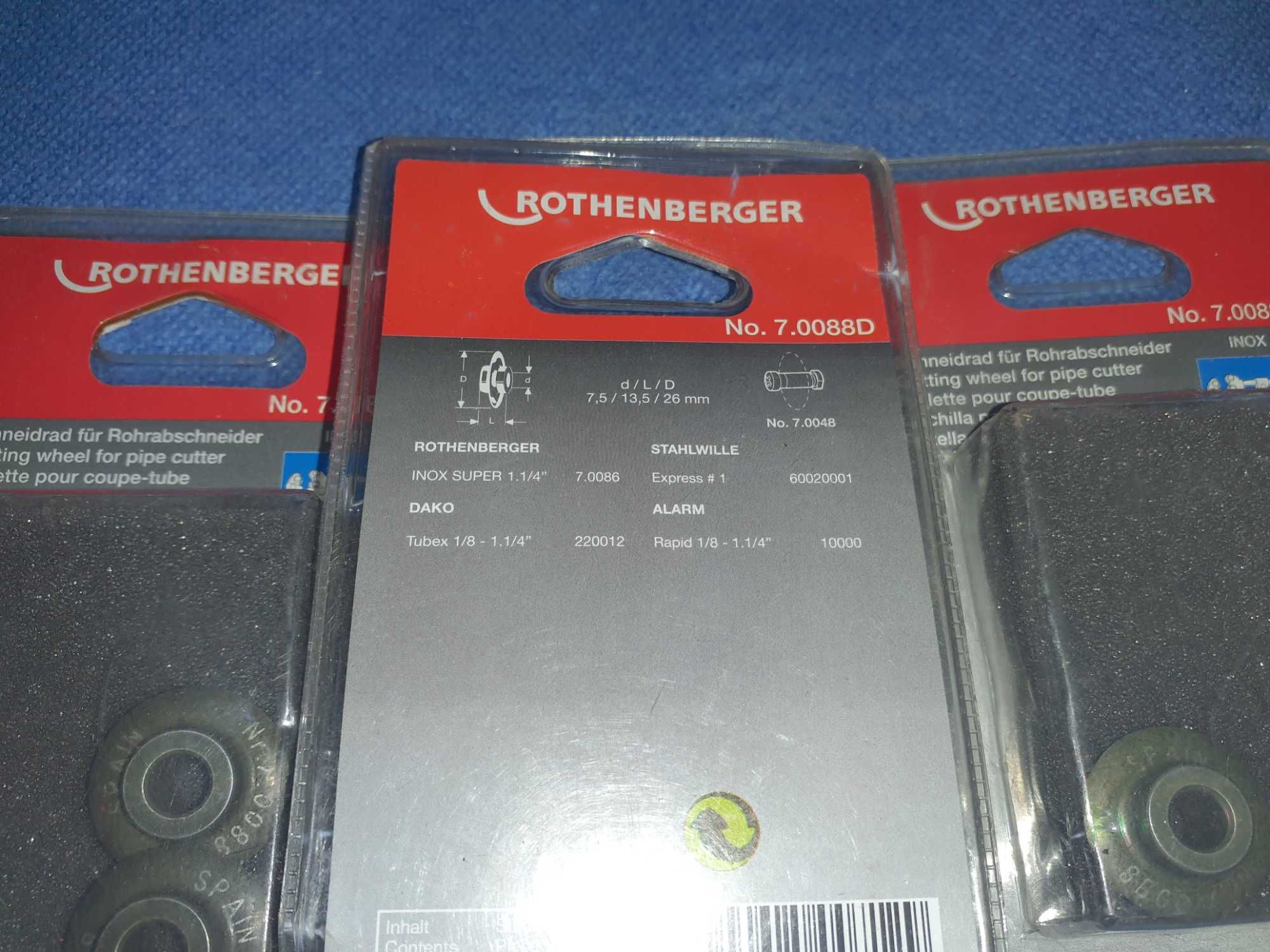 2-а відрізні диски  для труборізу  Rothenberger Inox Super N70086