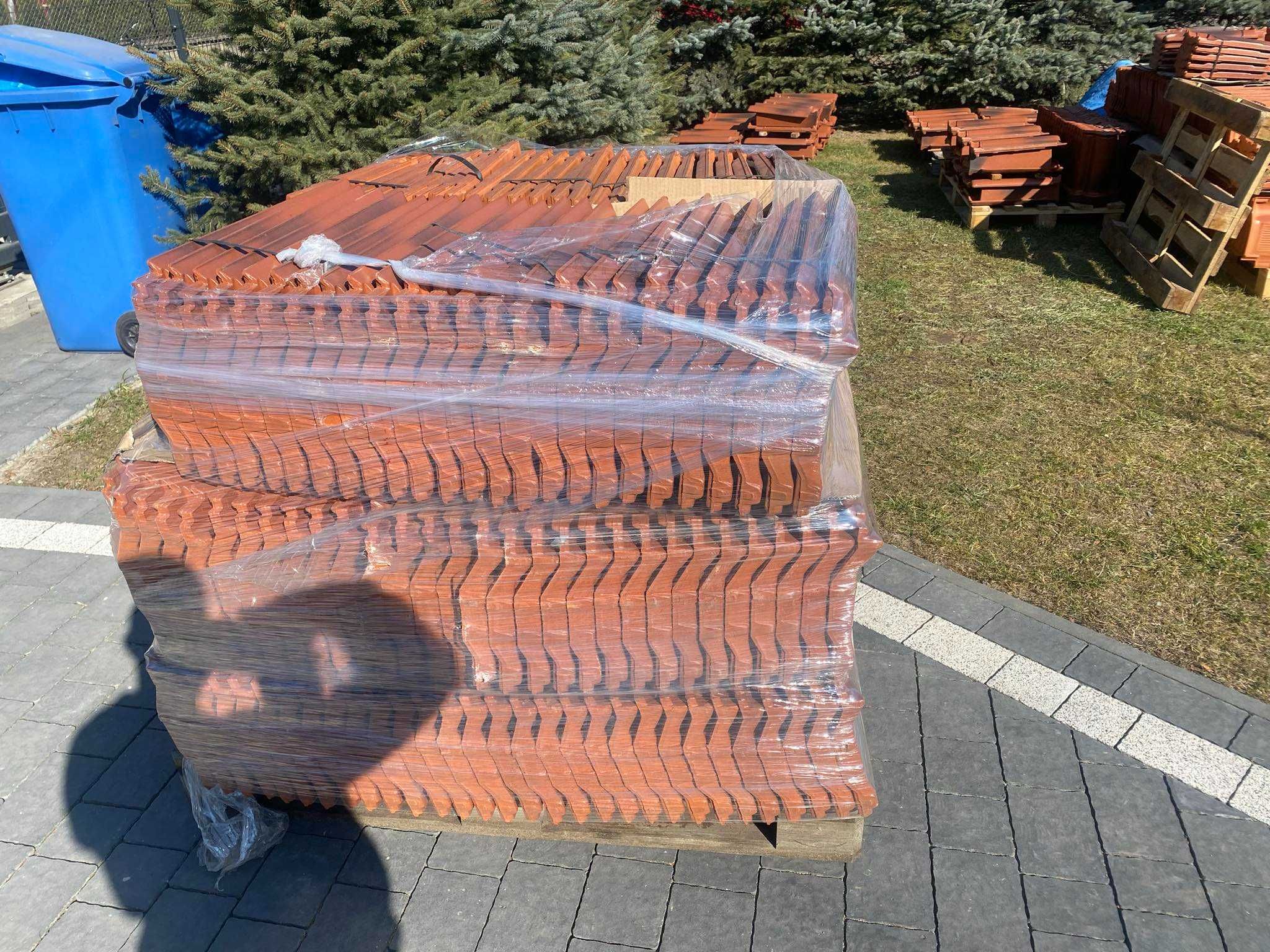 Dachówka Roben Fleming  Rustykalny Miedziany i Kasztan kominek