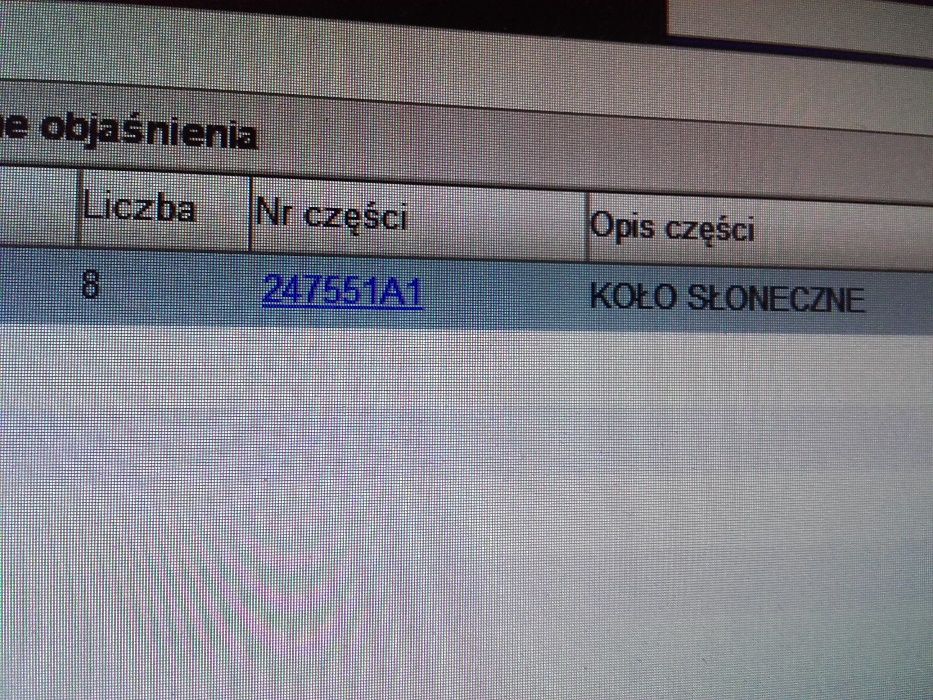 Koło zębate zwolnicy układu planetarnego CNH CASE MX 100-135, 247551A1