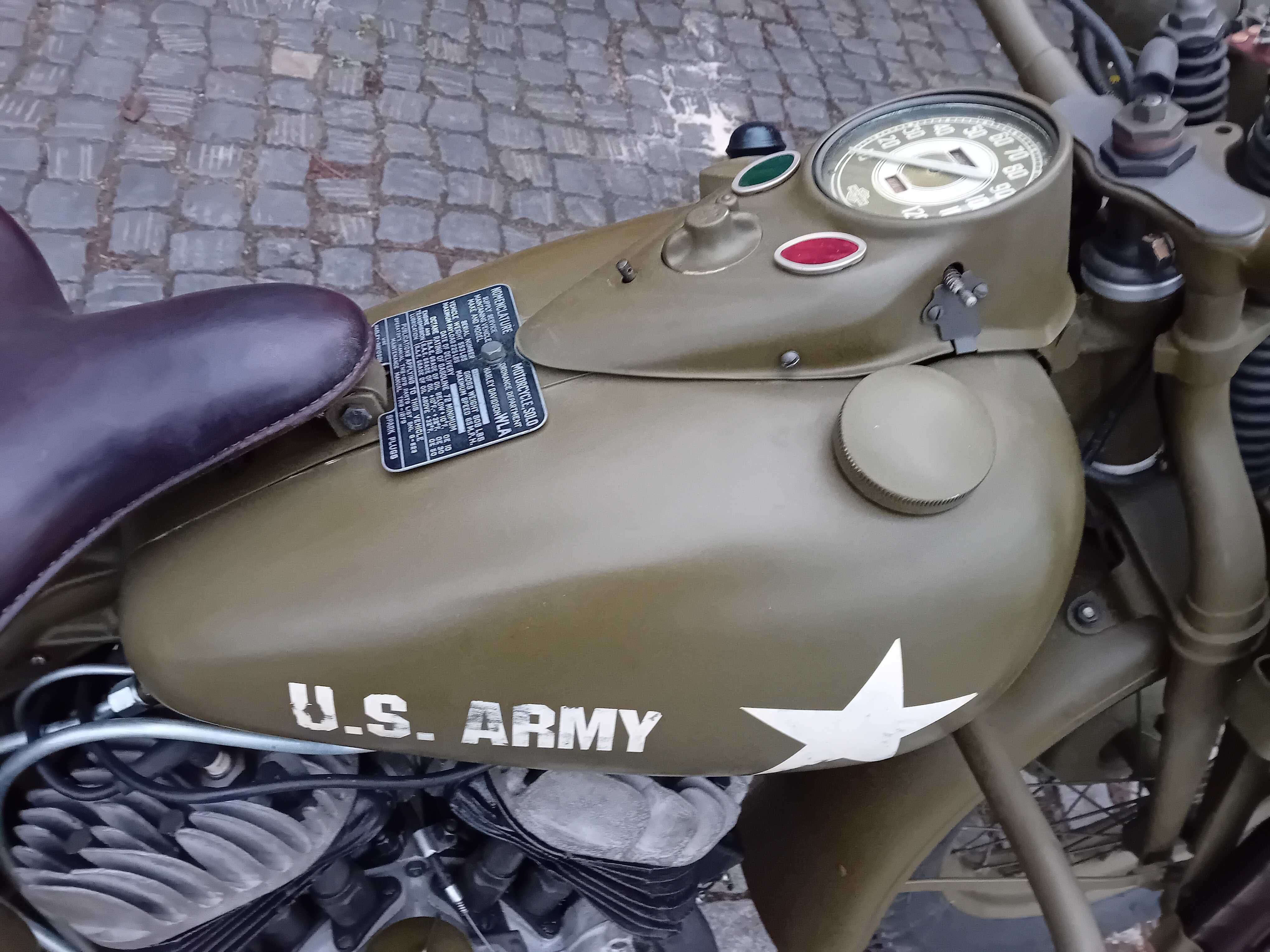 Harley Davidson WLA military army 1942 Flathead