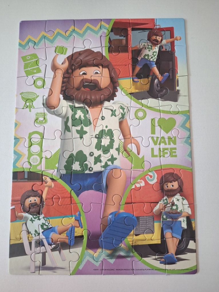 Puzzle playmobil The Movie Clementoni