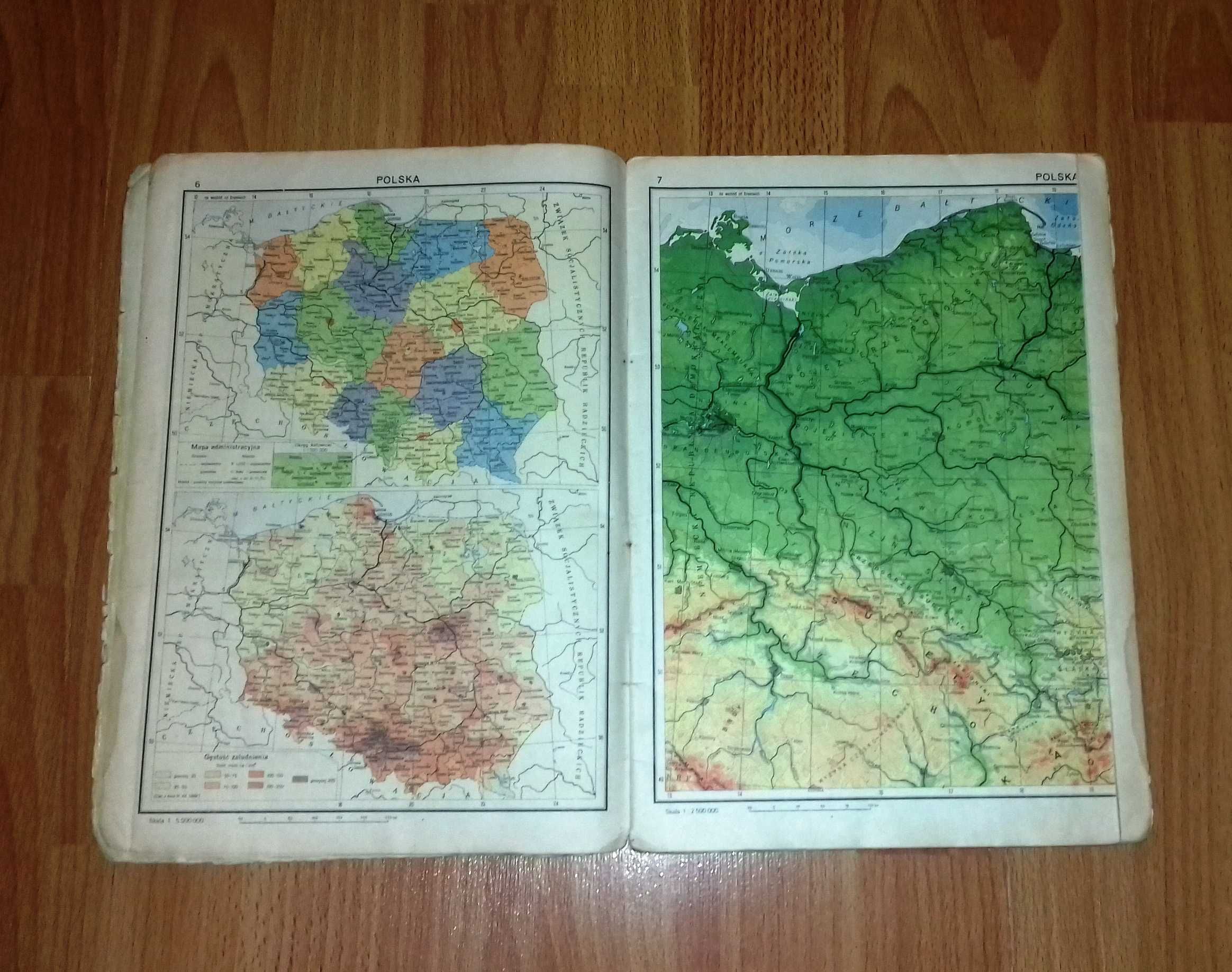 Atlas geograficzny. PPWK. Warszawa 1974.
